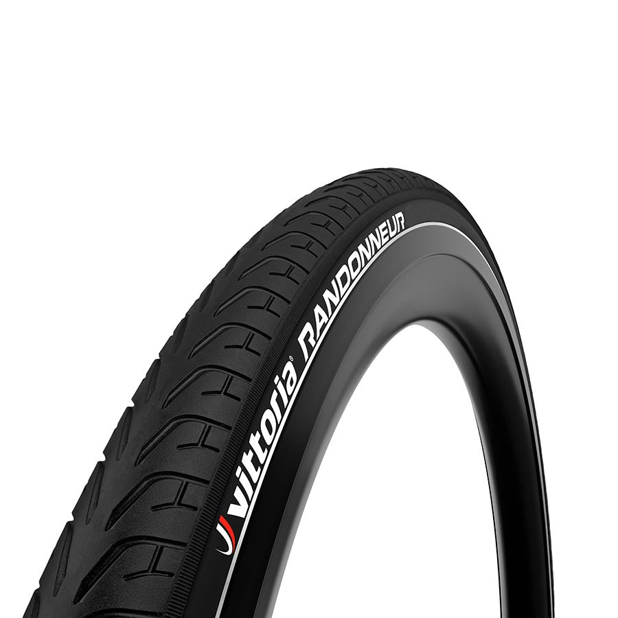 Vittoria, Randonneur, Hybrid Tire, 700x35C, Wire, Clincher, Reflective, Black
