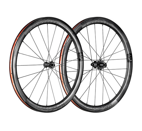 Vision, Metron 45 TL, Wheel, Front and Rear, 700C / 622, Holes: F: 21, R: 24, 12mm TA, F: 100, R: 142, Disc Center Lock, SRAM XD-R, Set