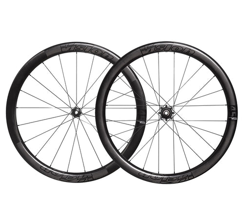 Vision, Metron 45 TL, Wheel, Front and Rear, 700C / 622, Holes: F: 21, R: 24, 12mm TA, F: 100, R: 142, Disc Center Lock, SRAM XD-R, Set