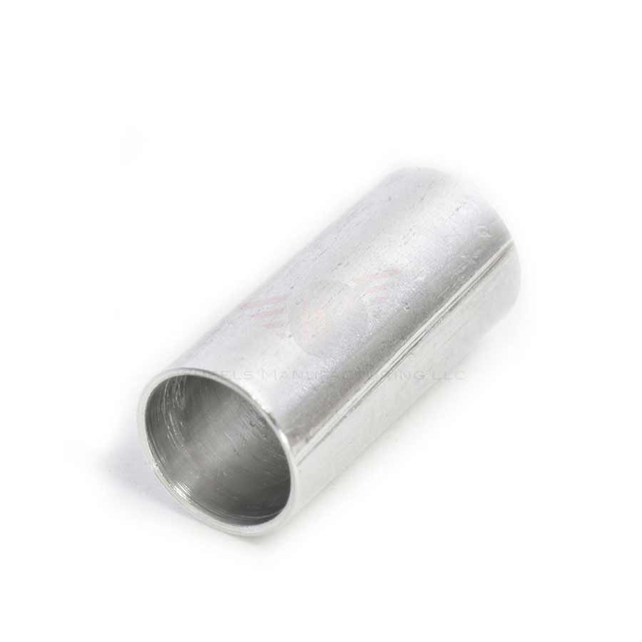 Alloy Ferrule, 5mm, Silver, 50pcs