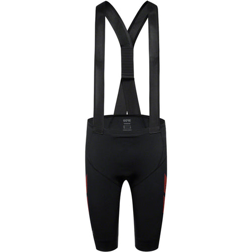 Transition Bib Shorts + - Black/Fireball, Men's, Small
