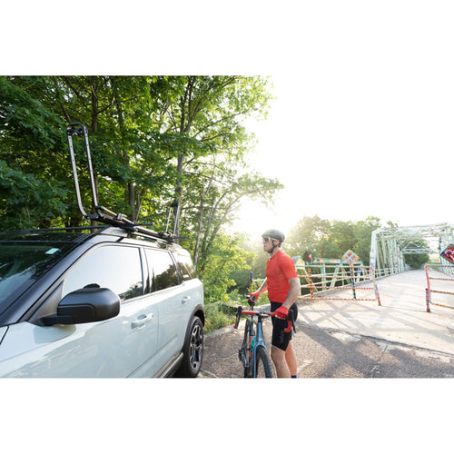 Piston SR Dual Ratchet Roof Bike Carrier - 1 Bike, Kashima Coat, Sandy Black