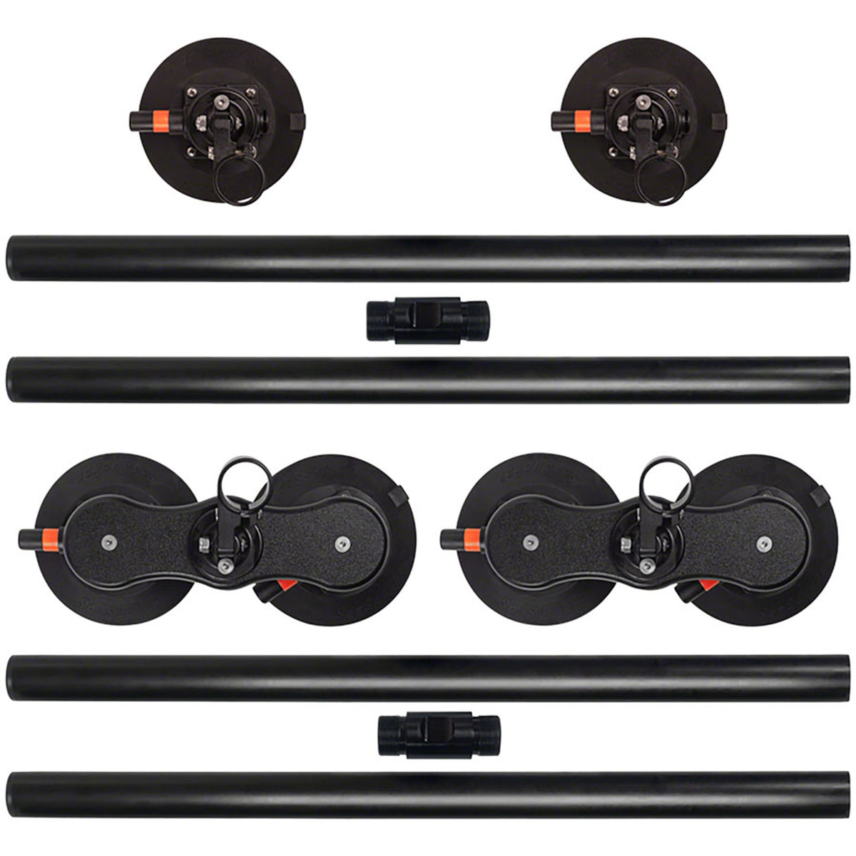 Monkey Bars  Roof Rack - Pair, 48", Black