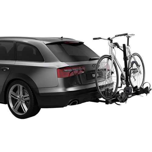 DoubleTrack Pro XT Hitch Bike Rack - 1.25"/2" Receiver, 2-Bike, Black