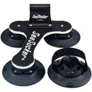 Talon 1-Bike Roof Rack - HUSKE QR Fork Mount and Rear Wheel Holder, Black