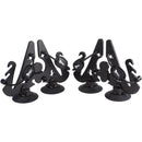 Pallavicini Ski Rack - Holds 2 Pair W/Poles, or 2 Snowboards, Black