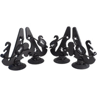 Pallavicini Ski Rack - Holds 2 Pair W/Poles, or 2 Snowboards, Black