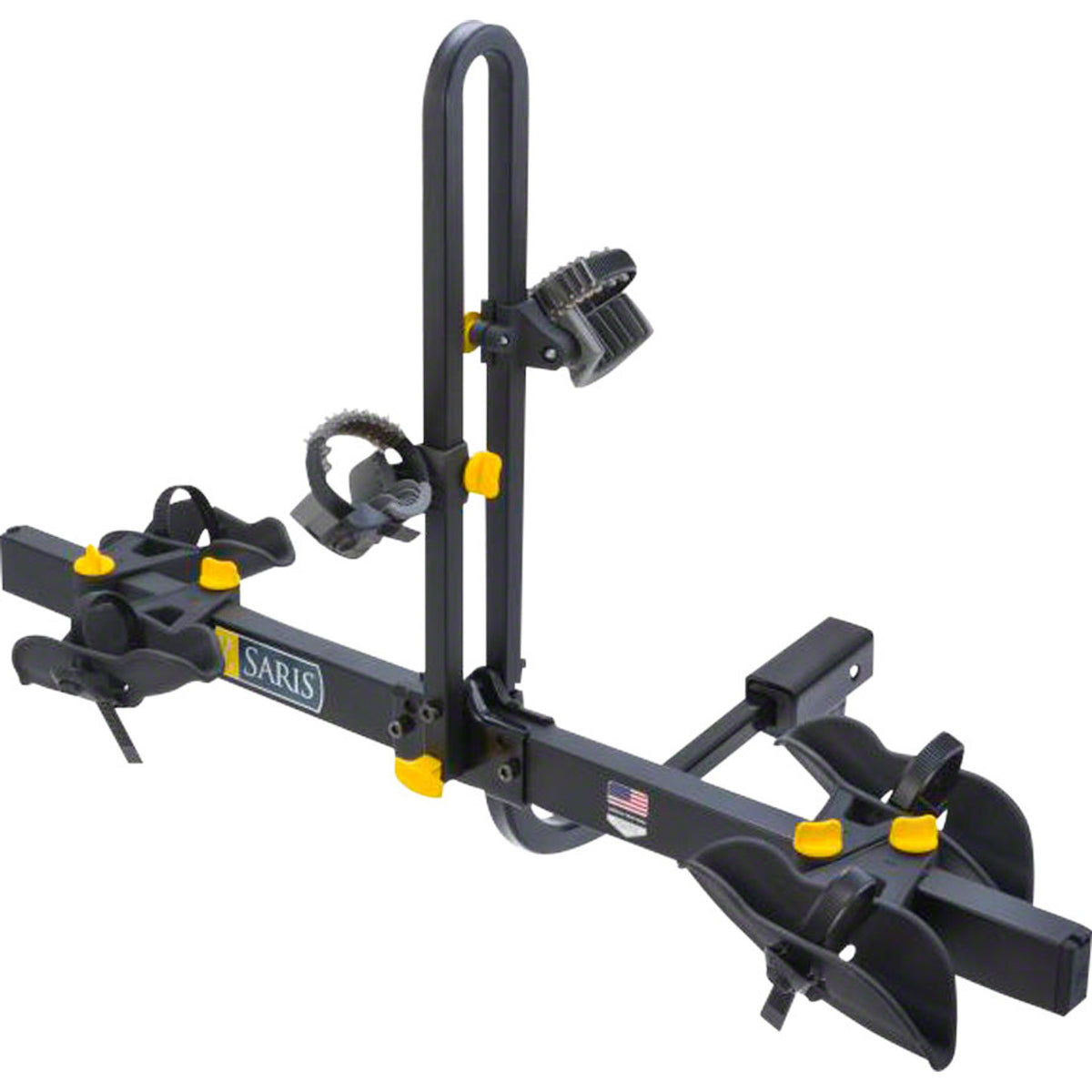 Saris Freedom Hitch Bike Rack - 2-Bike, 1-1/4", 2" Receiver, Black