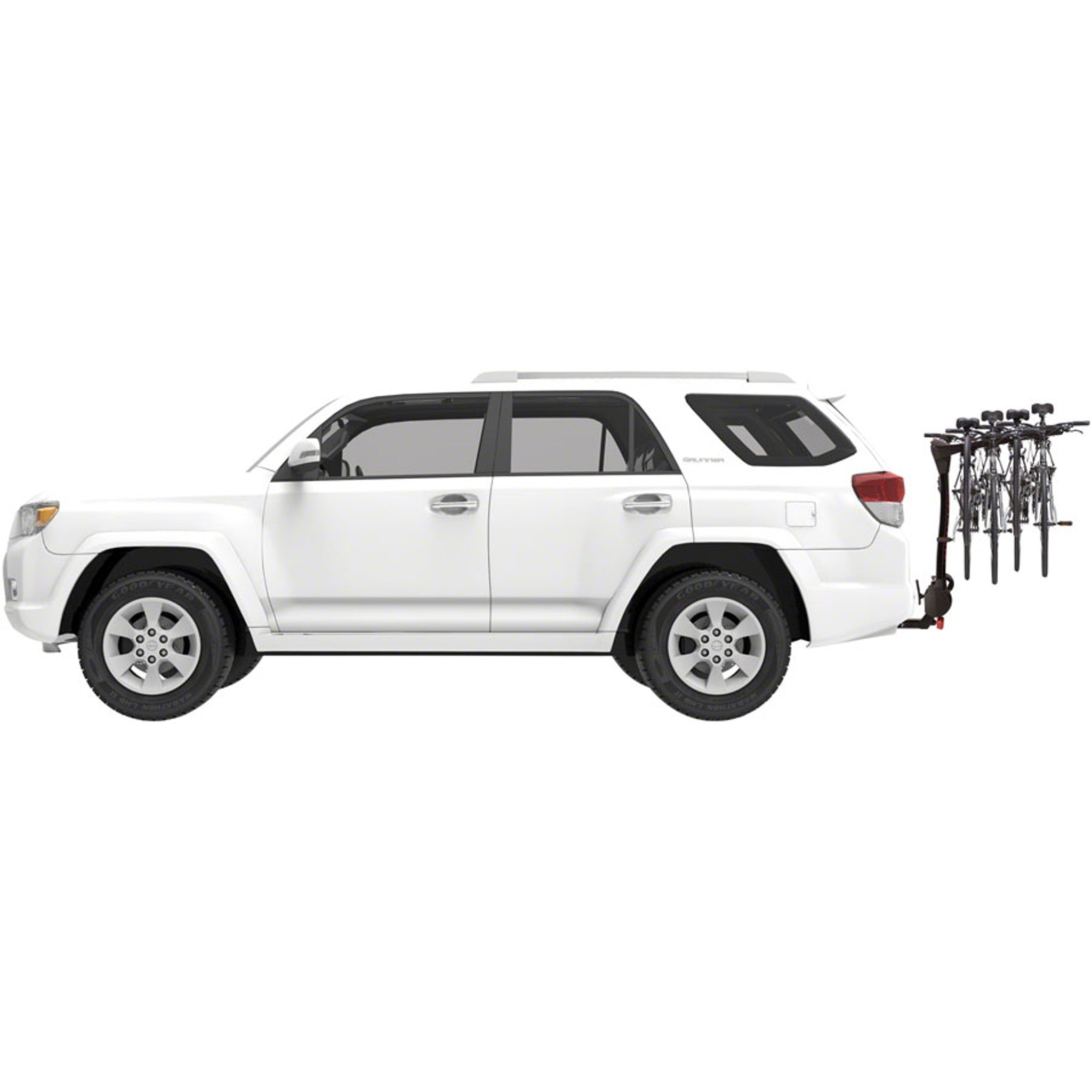 Yakima FullSwing Hitch Bike Rack - 4-Bike, 2" Receiver, Black