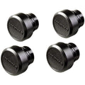 Yakima Round End Caps: Black, Set of 4