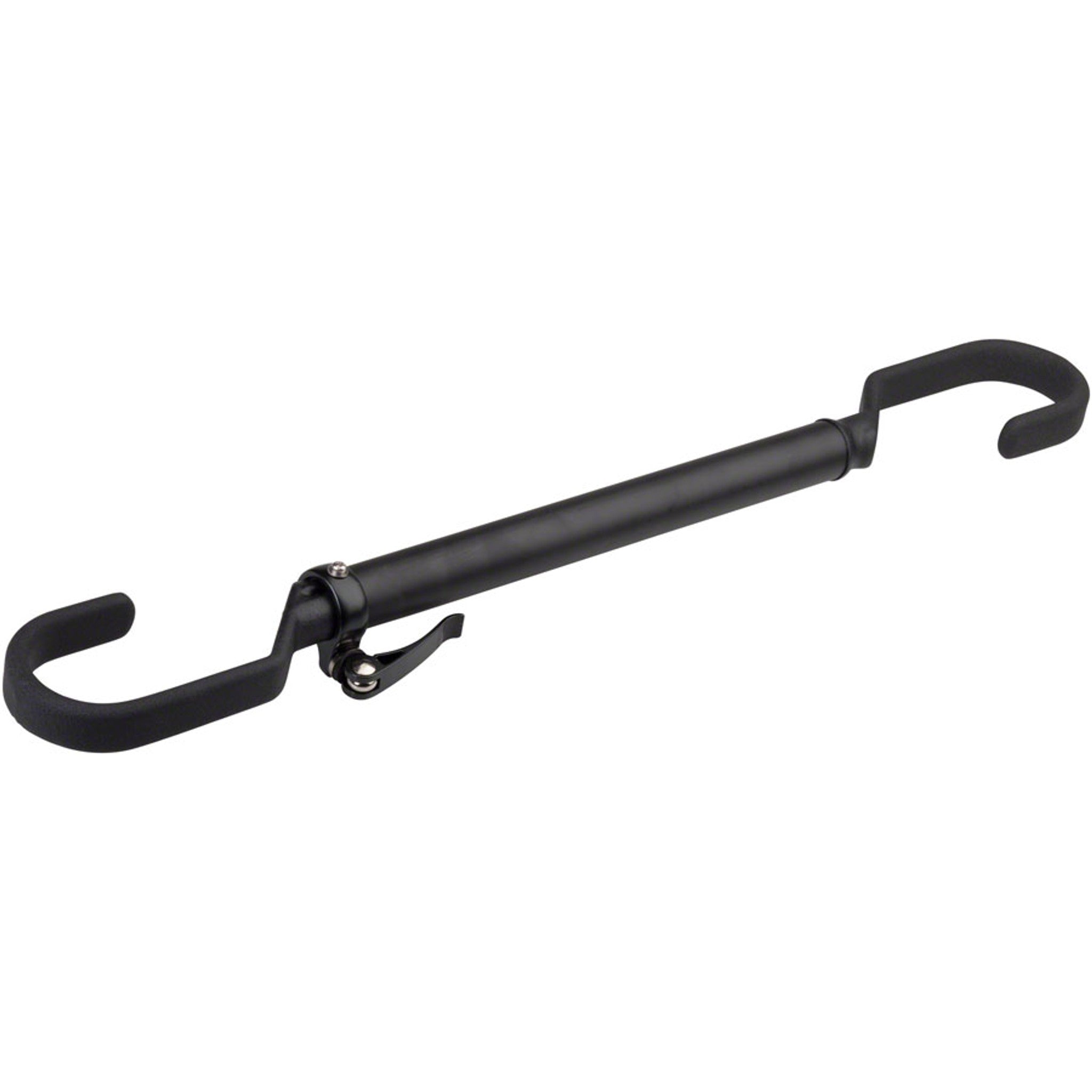 Delta Adjustable Crossbar Top Tube Frame Adapter: Black