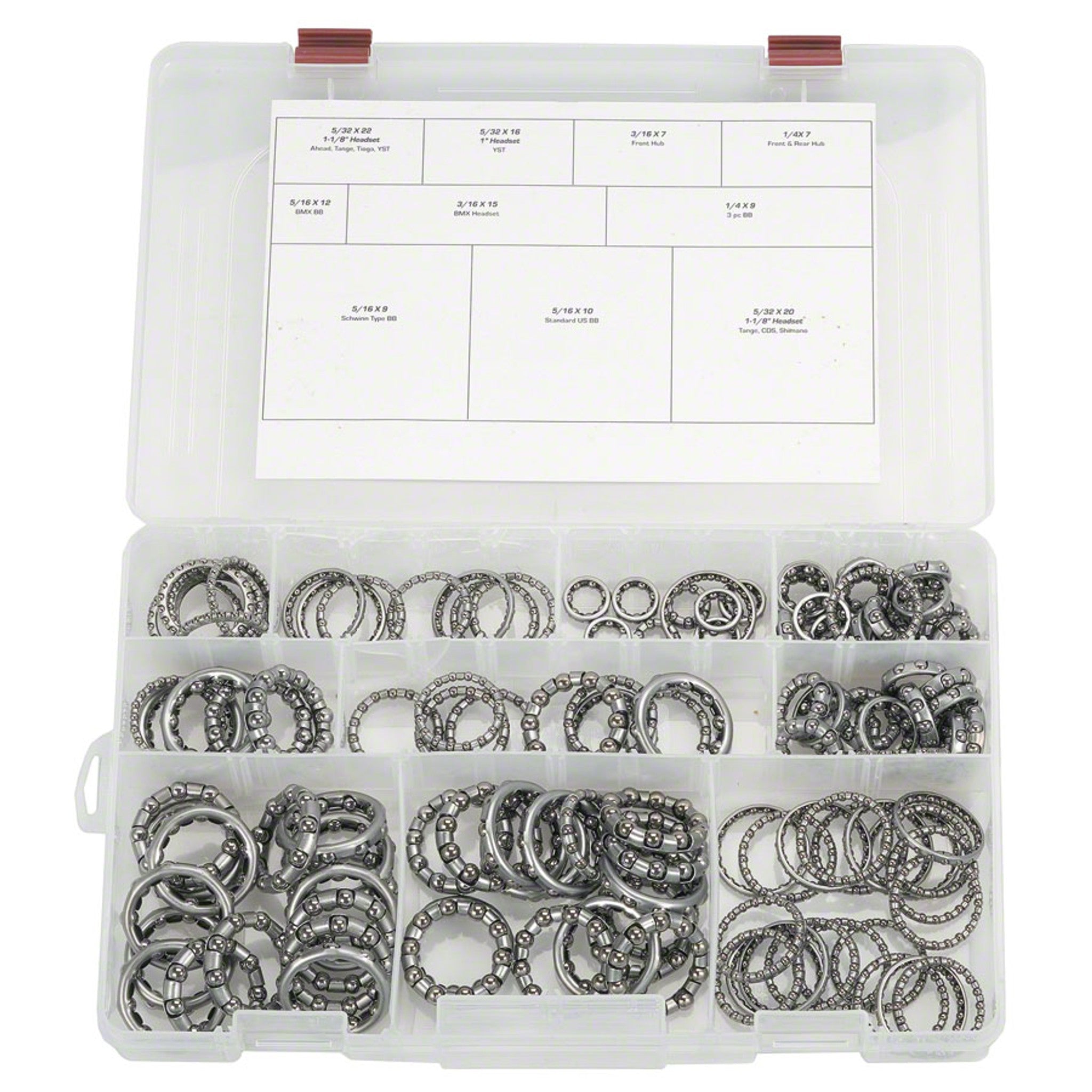 Wheels Manufacturing Bearing Retainer Kit, 120 Pieces