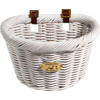 Nantucket Cruiser Front Basket, D-Shape White