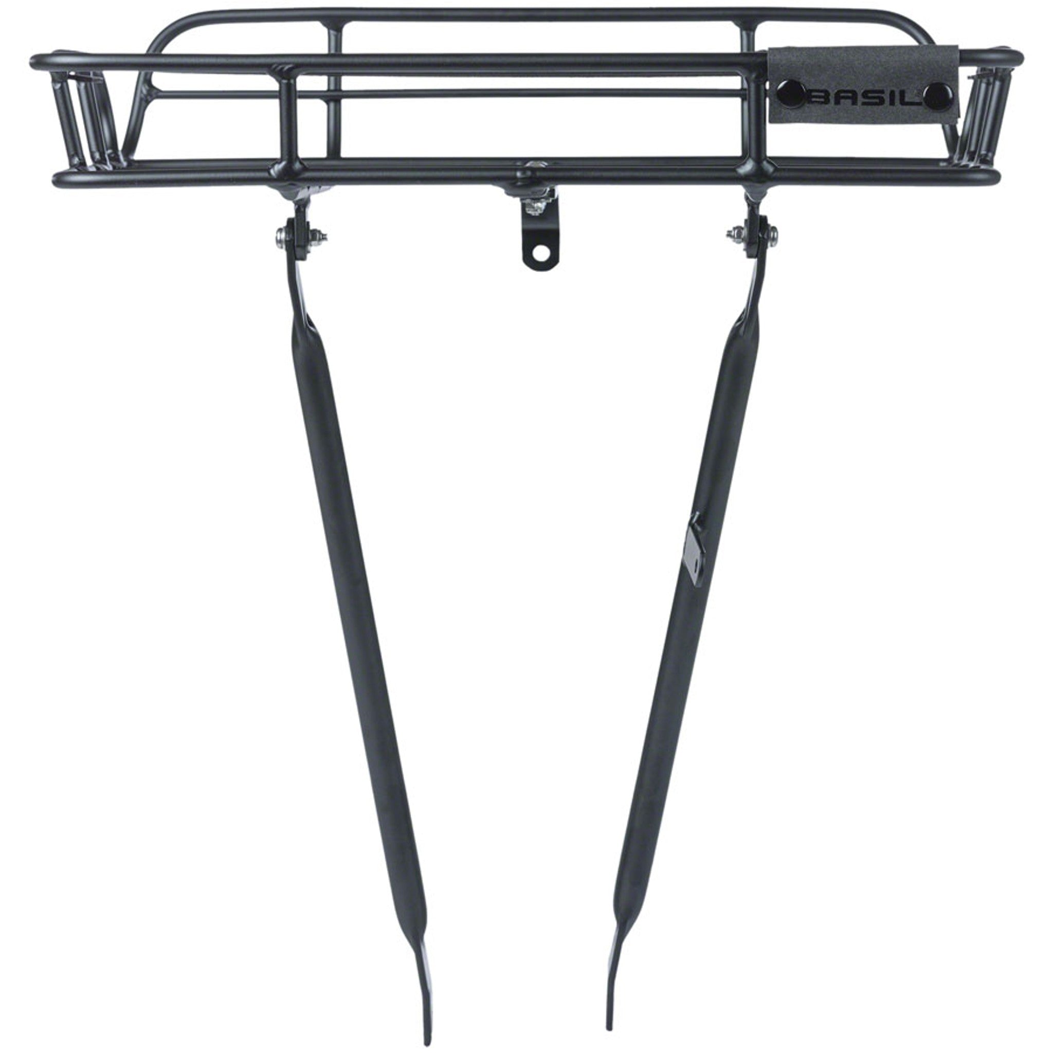Portland Front Rack, Aluminum, Black