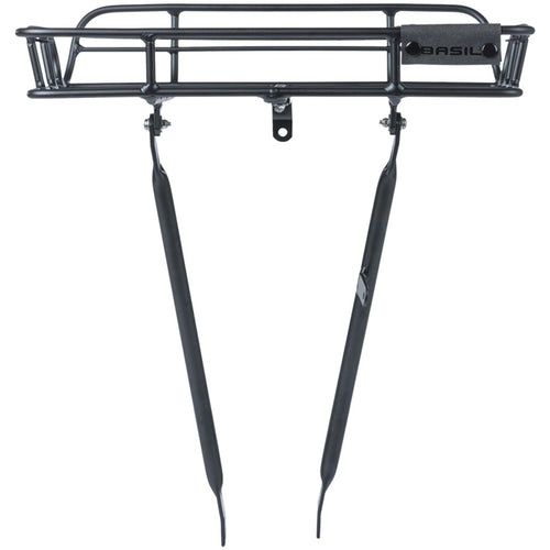 Portland Front Rack, Aluminum, Black