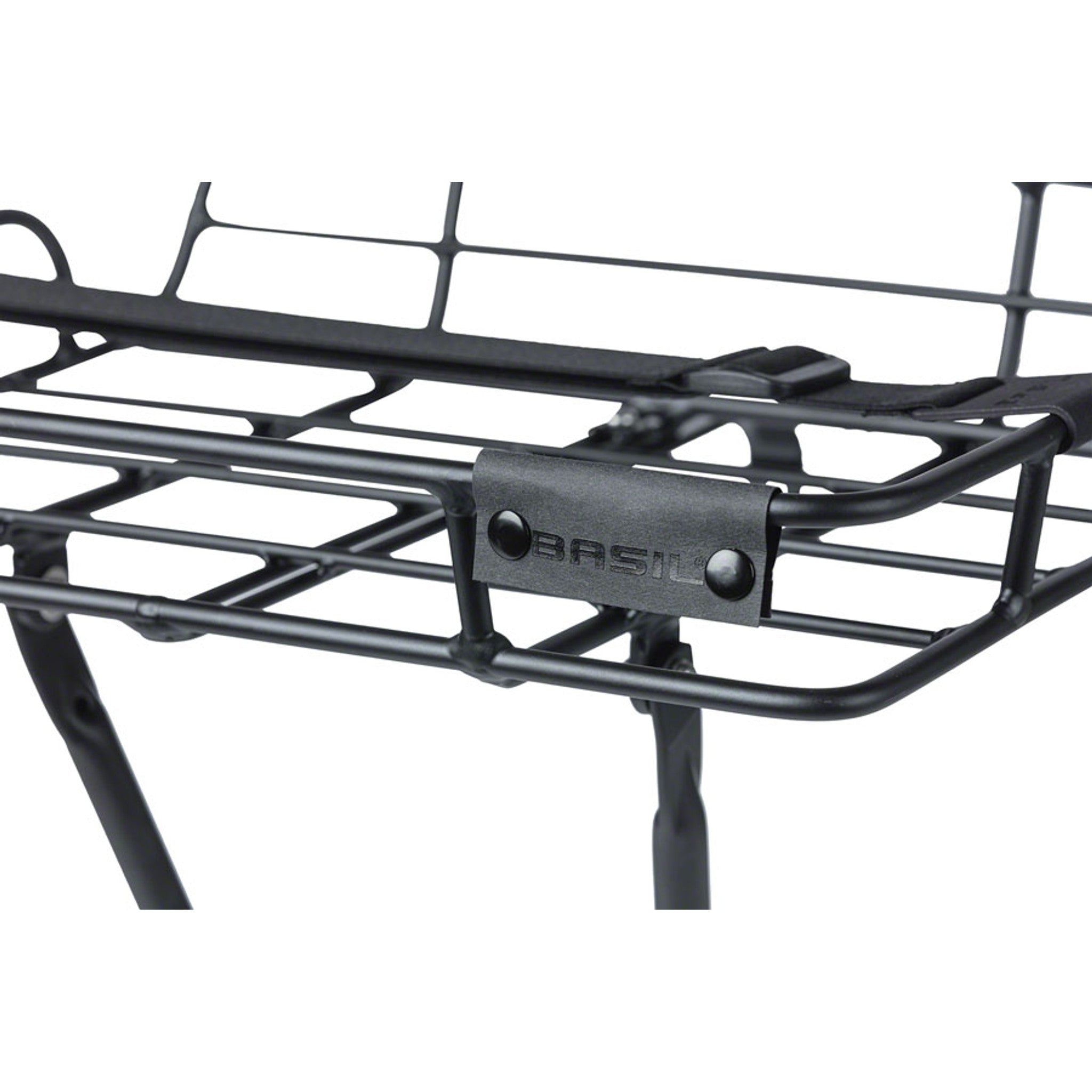 Portland Front Rack, Aluminum, Black