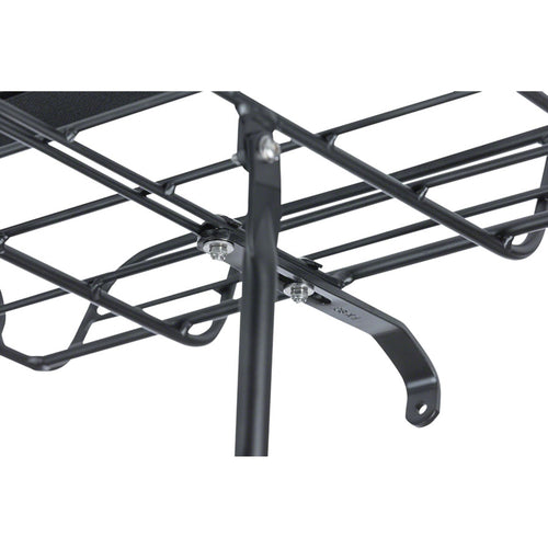 Portland Front Rack, Aluminum, Black