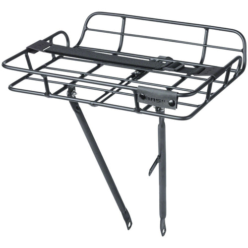 Portland Front Rack, Aluminum, Black