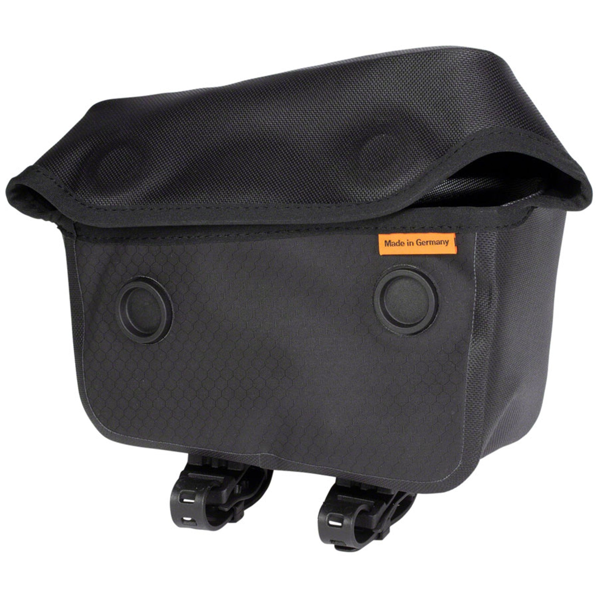 Fuel-Pack Top Tube Bag - Bolt/Strap-On, Black