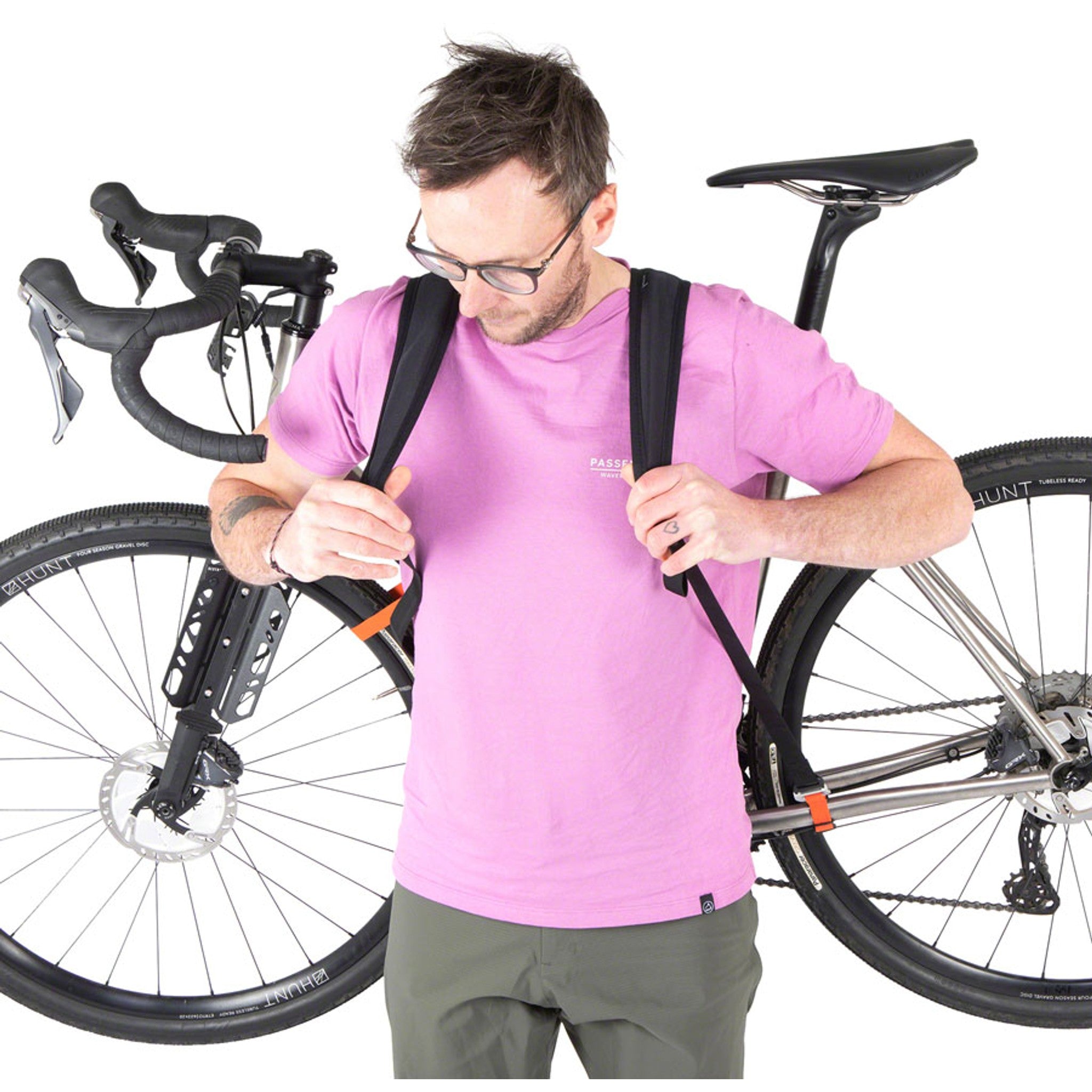 Restrap Hike A Bike Stowable Carrying Harness - Black