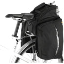 MTS Trunk Bag DXP Rack Bag with Expandable Panniers - Strap Mount, Black
