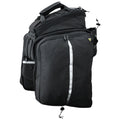 MTS Trunk Bag DXP Rack Bag with Expandable Panniers - Strap Mount, Black