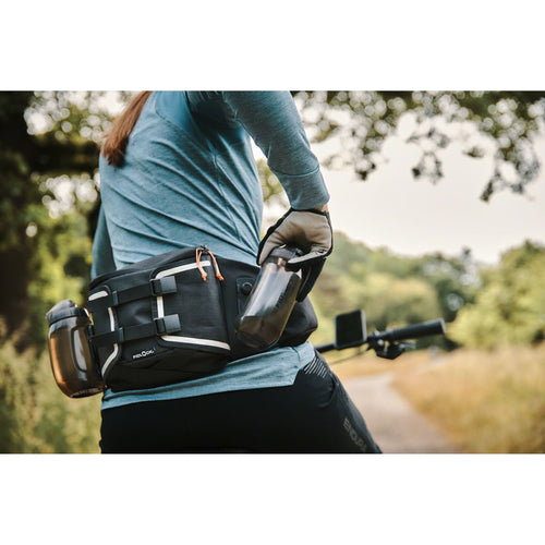 Hip Belt Double Bottle Base - Black