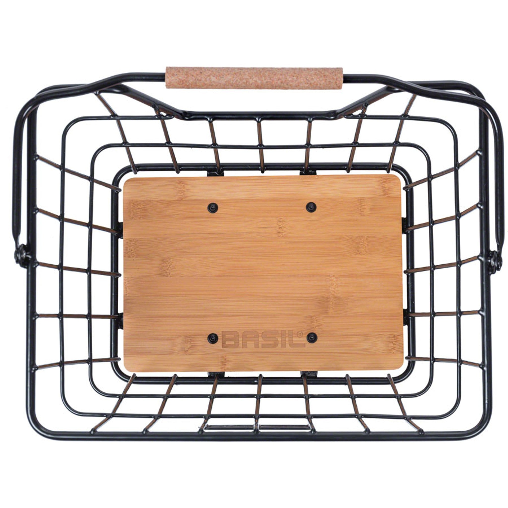 Basil Norland Bike Basket MIK - 23L, Black/Brown