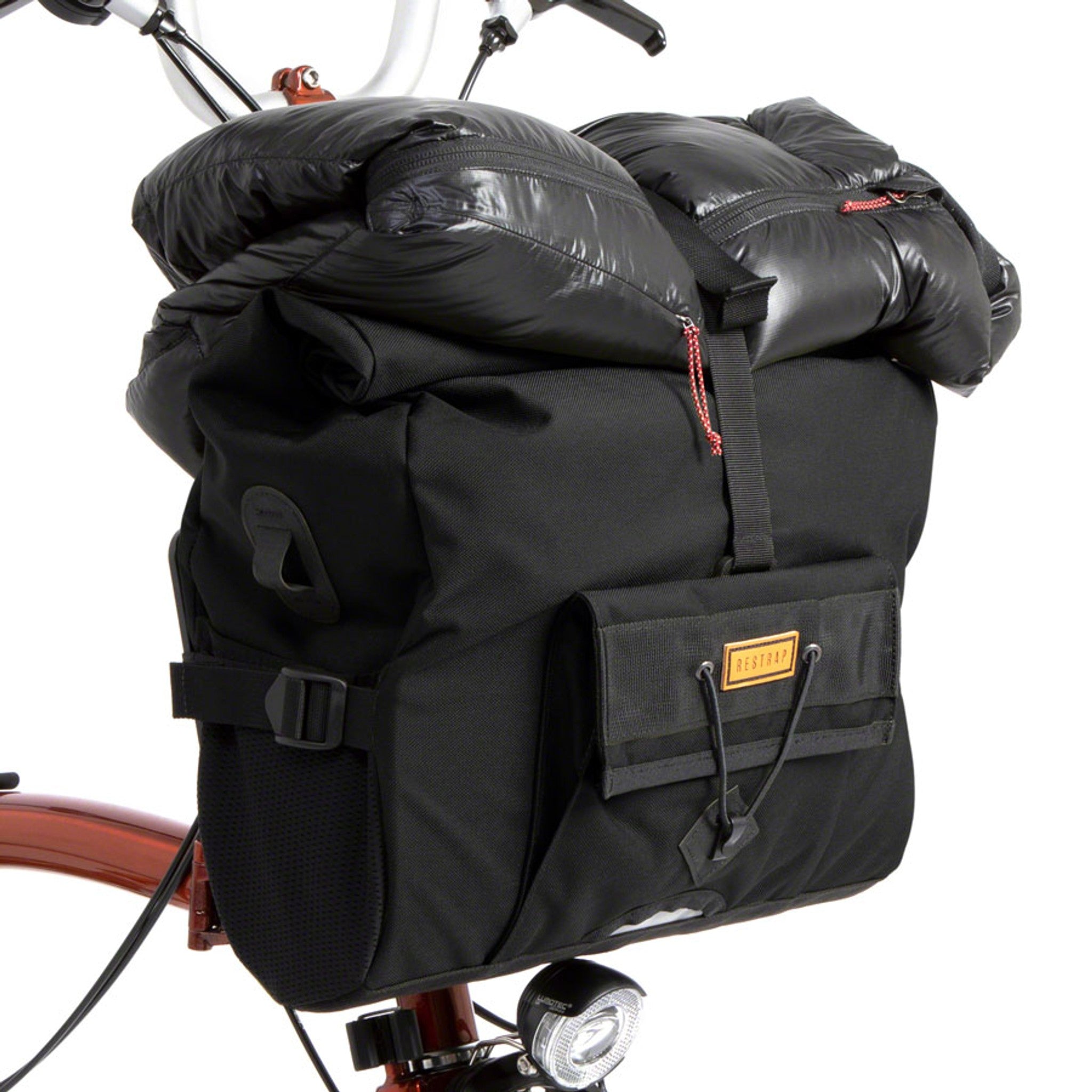 Restrap City Loader Handlebar Bag - Fits Brompton Mount, 20L, Black