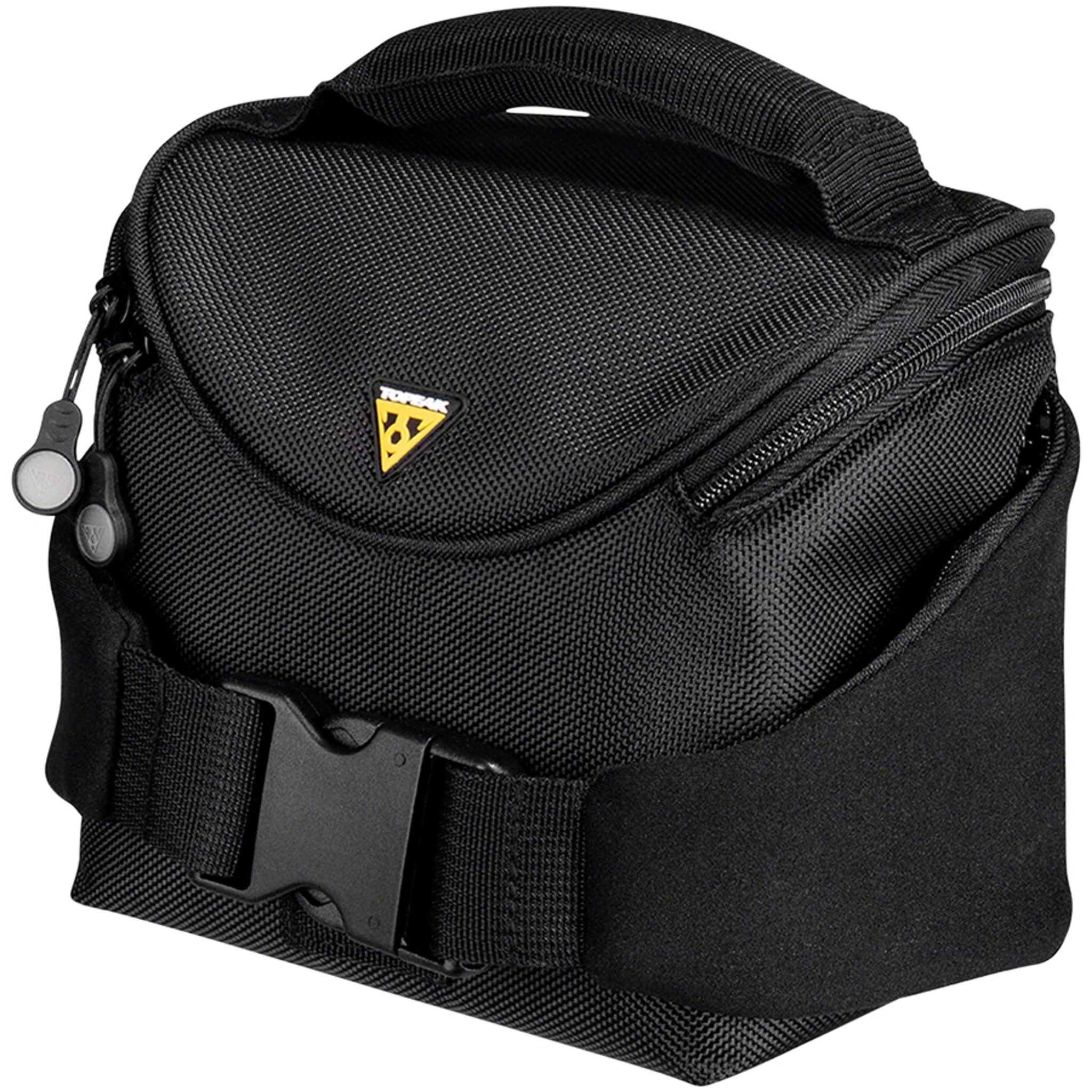 Compact Handlebar Bag/Fanny Pack - Includes Fixer 8, Black