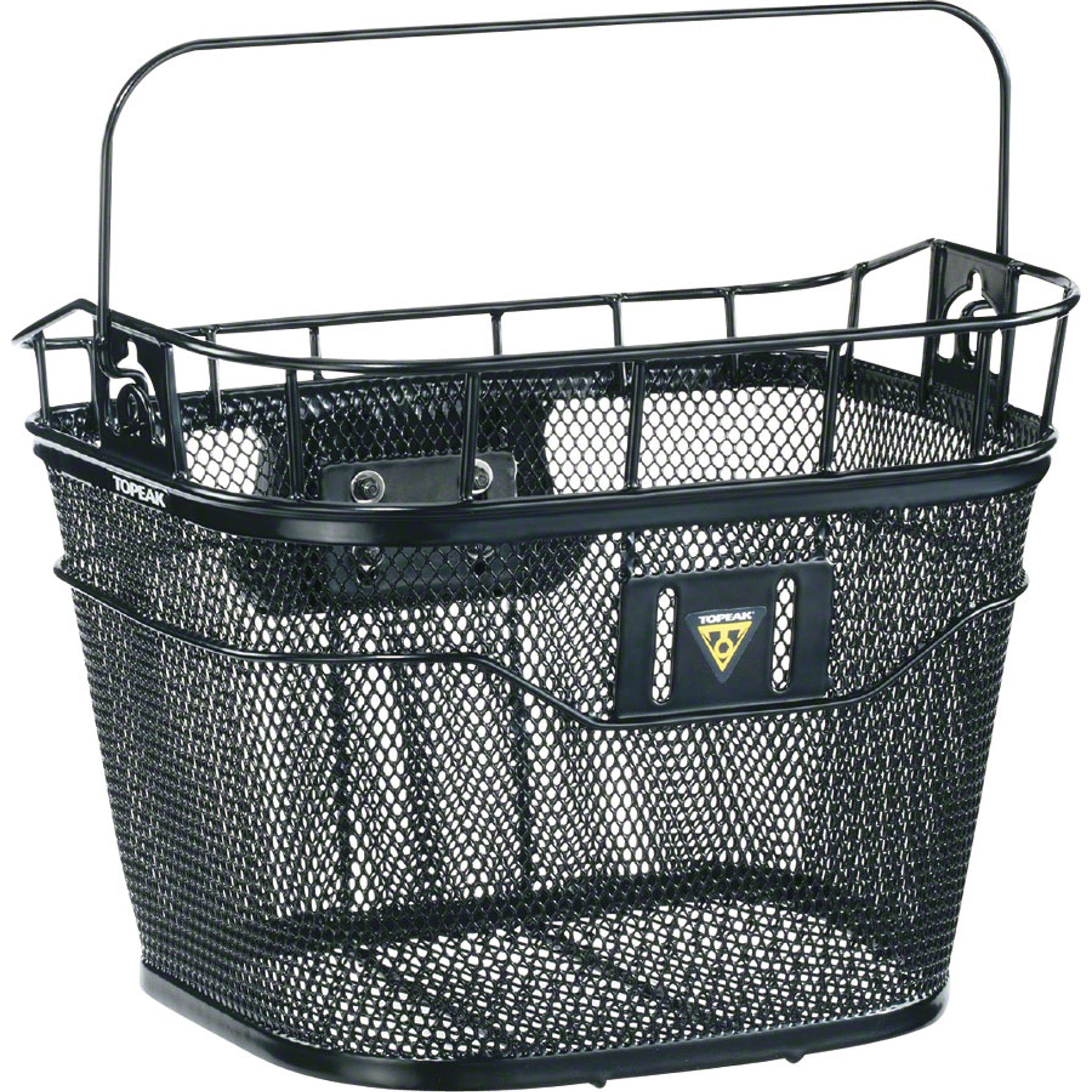 Topeak Front Basket with Fixer 3 Handlebar Bracket: Black