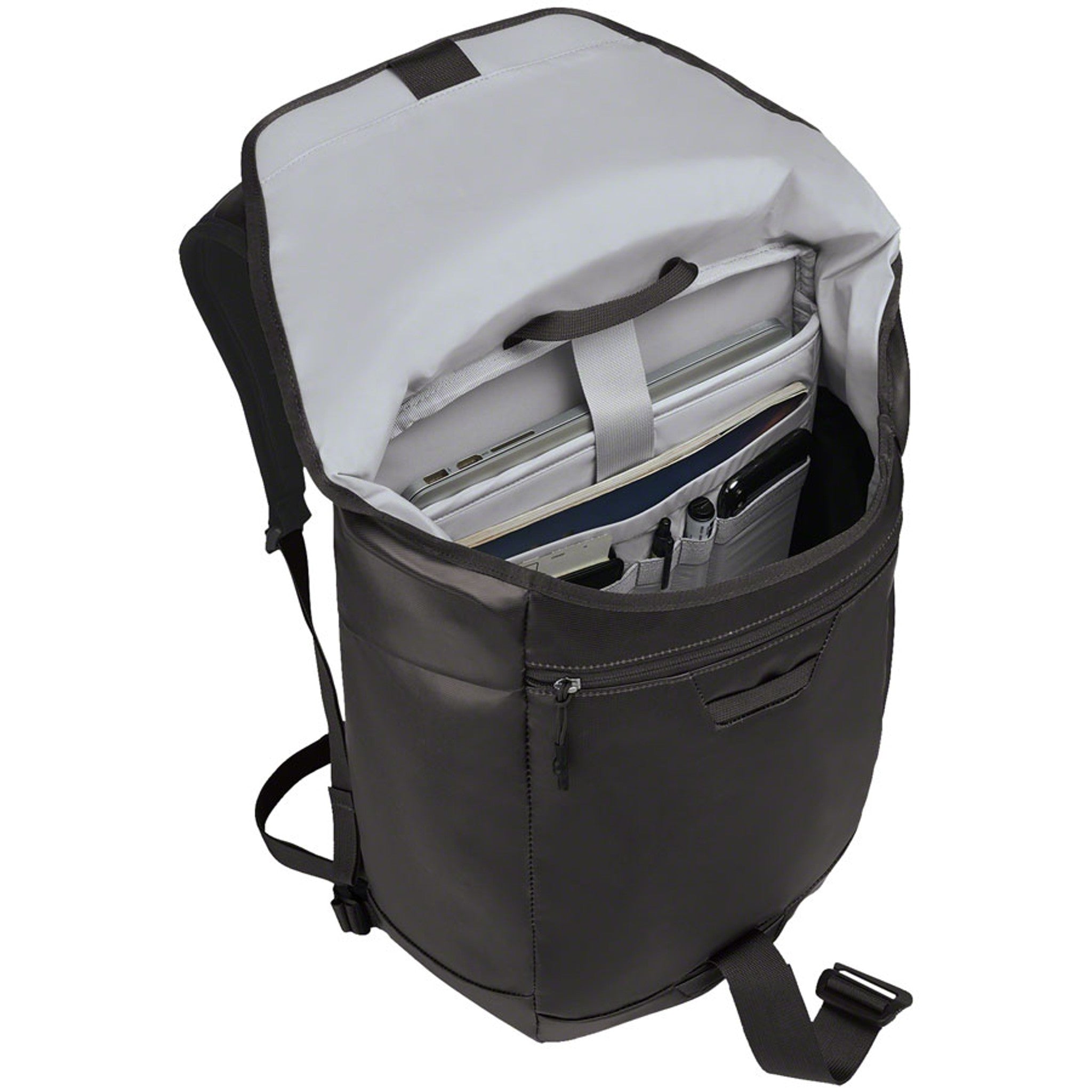 Transporter Flap Top Backpack - One Size, Black