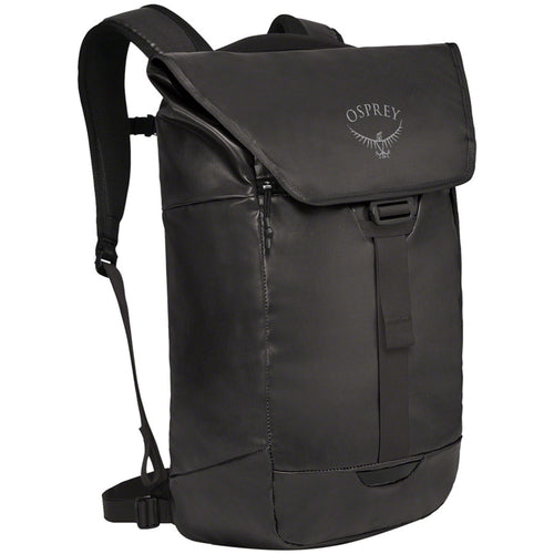 Transporter Flap Top Backpack - One Size, Black