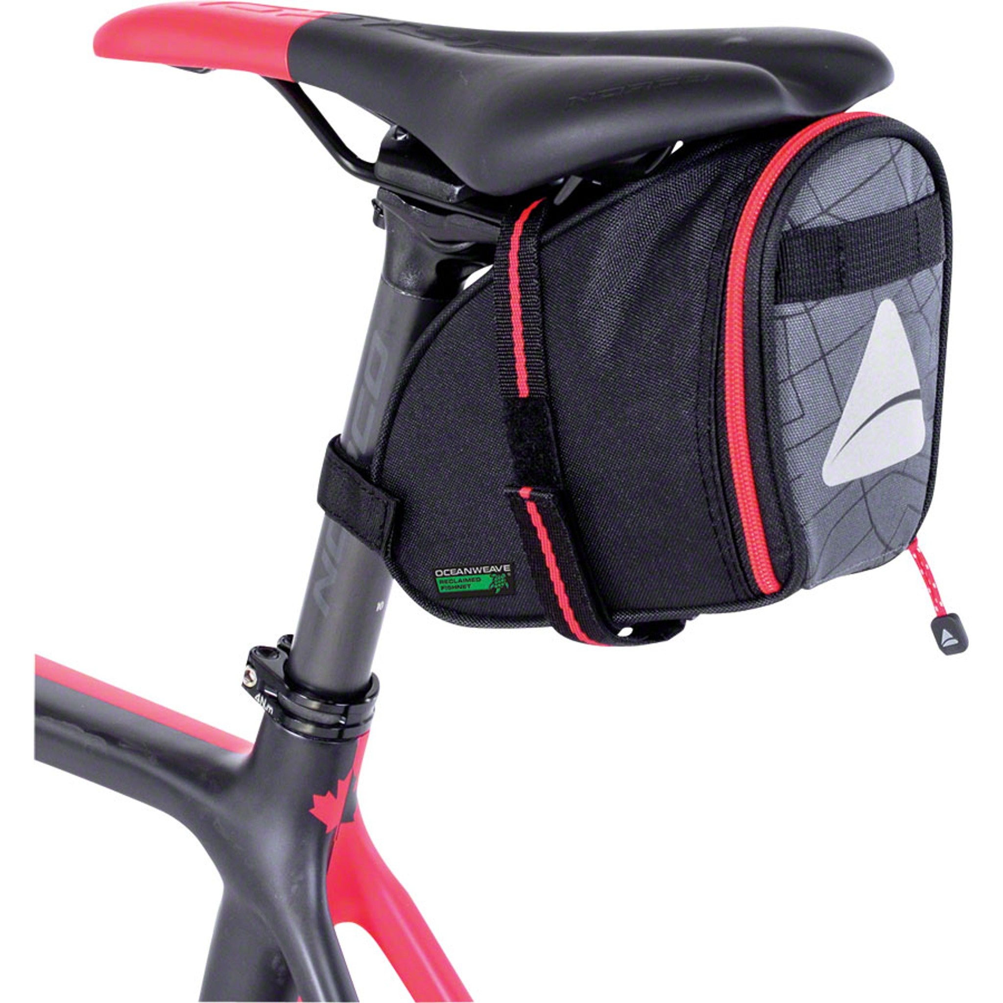 Axiom Seymour Oceanweave Wedge 1.3 Saddle Bag: Black