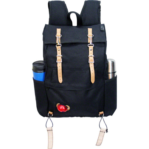 Banjo Brothers Canvas Cycling Rucksack: Black