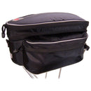 Banjo Brothers Expanding Rack Top Bag: Black