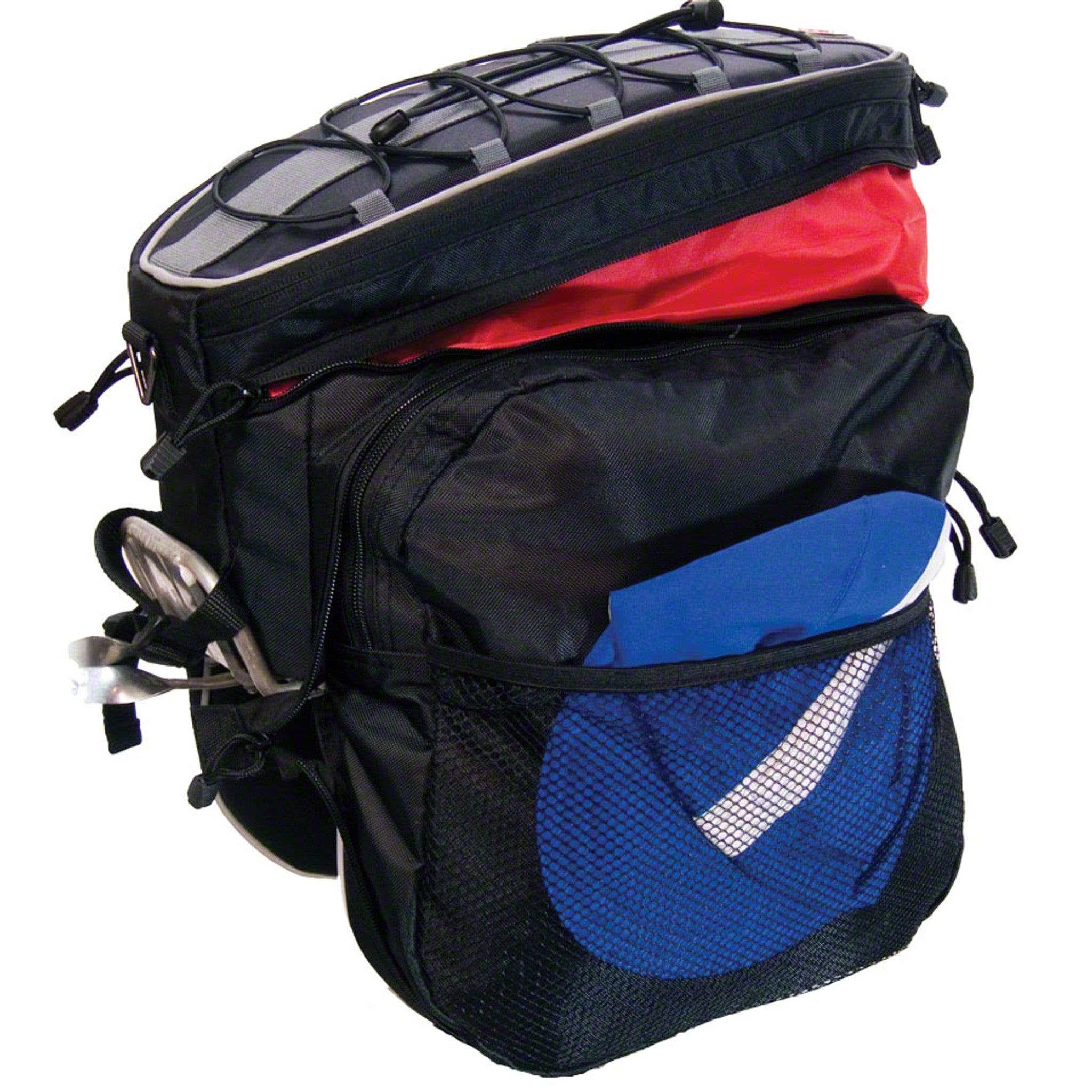 Banjo Brothers Expanding Rack Top Pannier Bag - Black