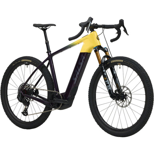 Tributary C Force XO AXS Transmission SUS Ebike - Amethyst/Yellow