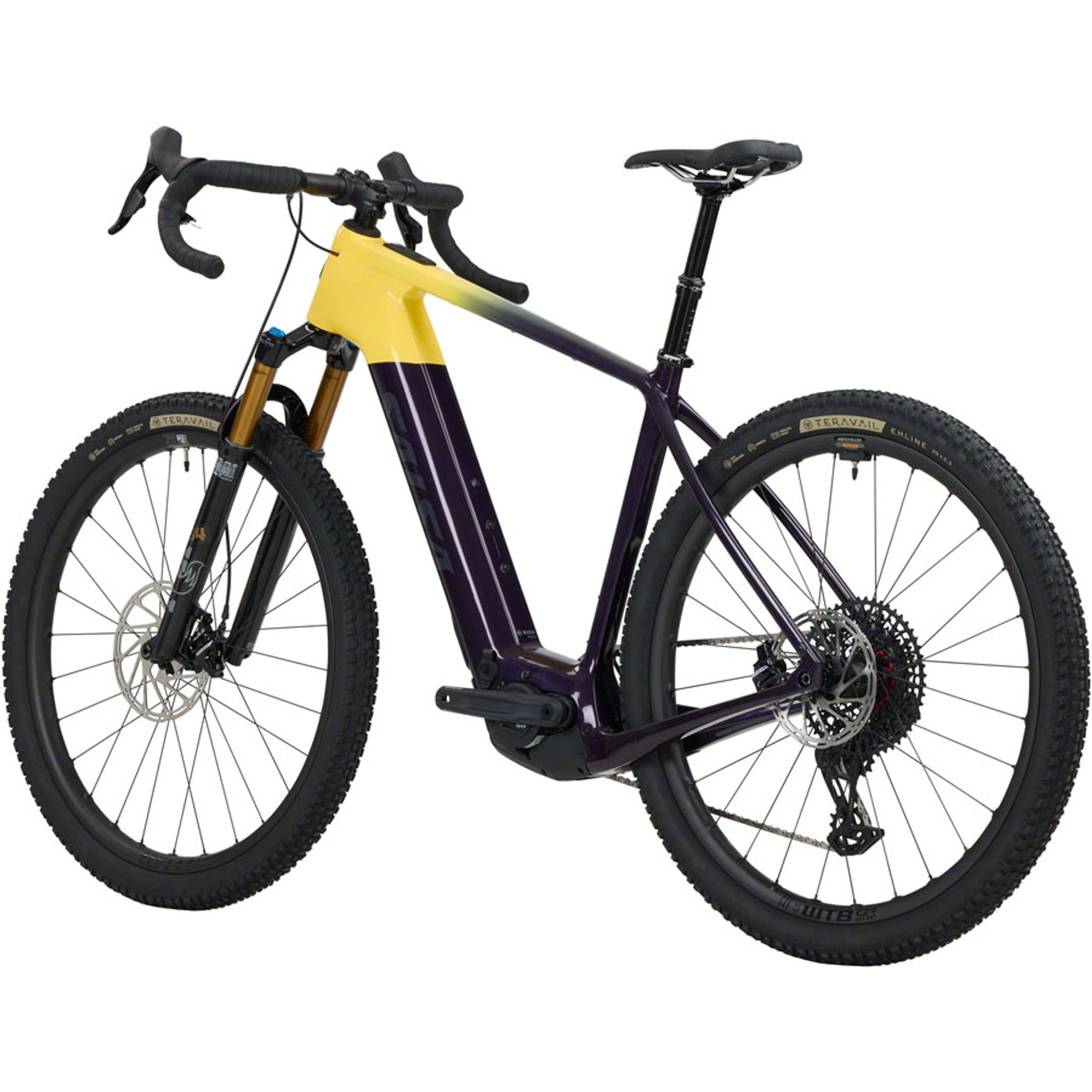 Tributary C Force XO AXS Transmission SUS Ebike - Amethyst/Yellow