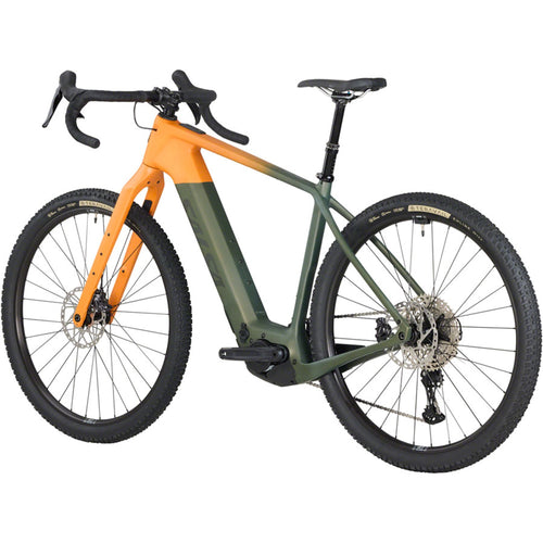Tributary C GRX 820 Ebike - Dark Pine/Terra Orange
