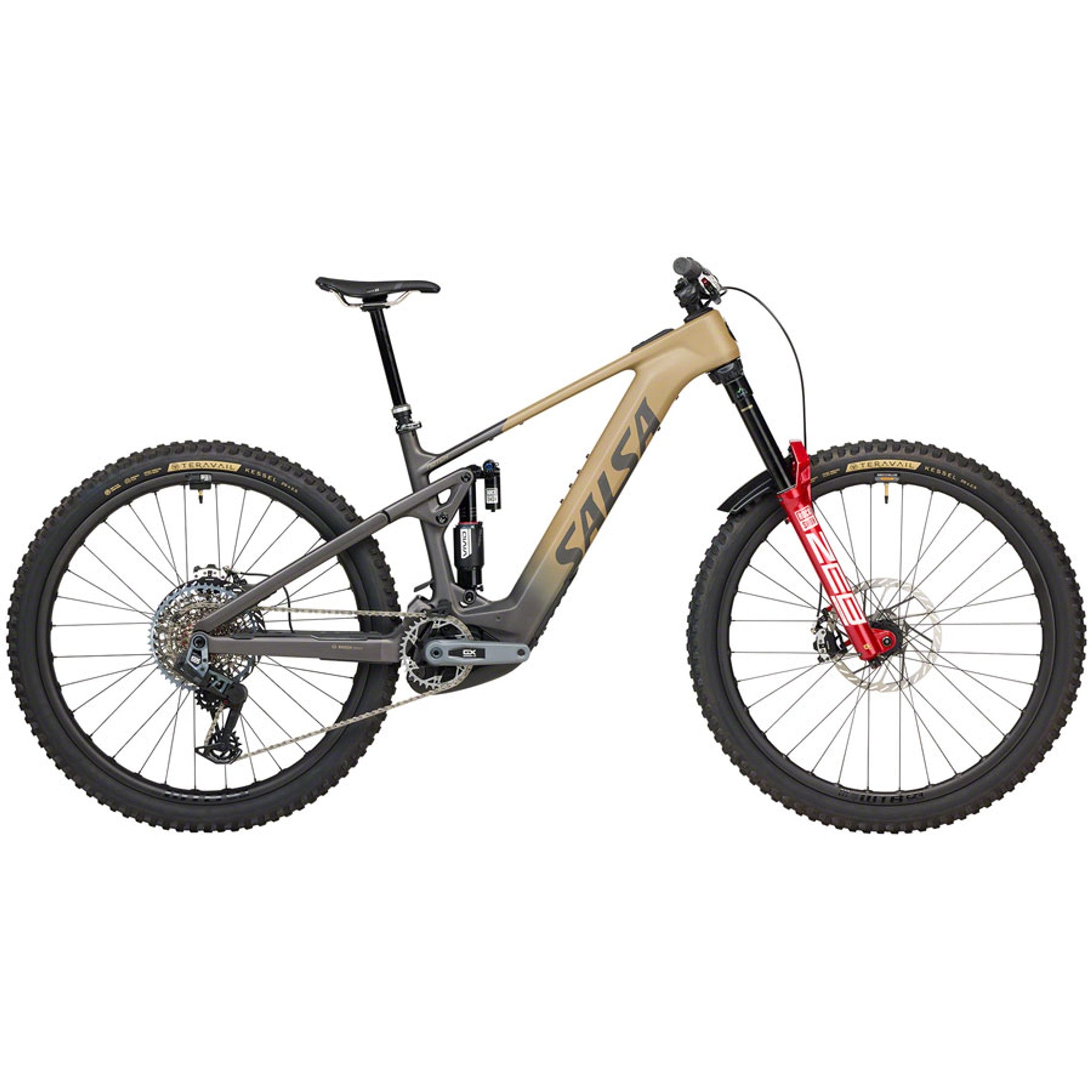Notch C GX Eagle AXS Transmission Bike - Black/Walnut