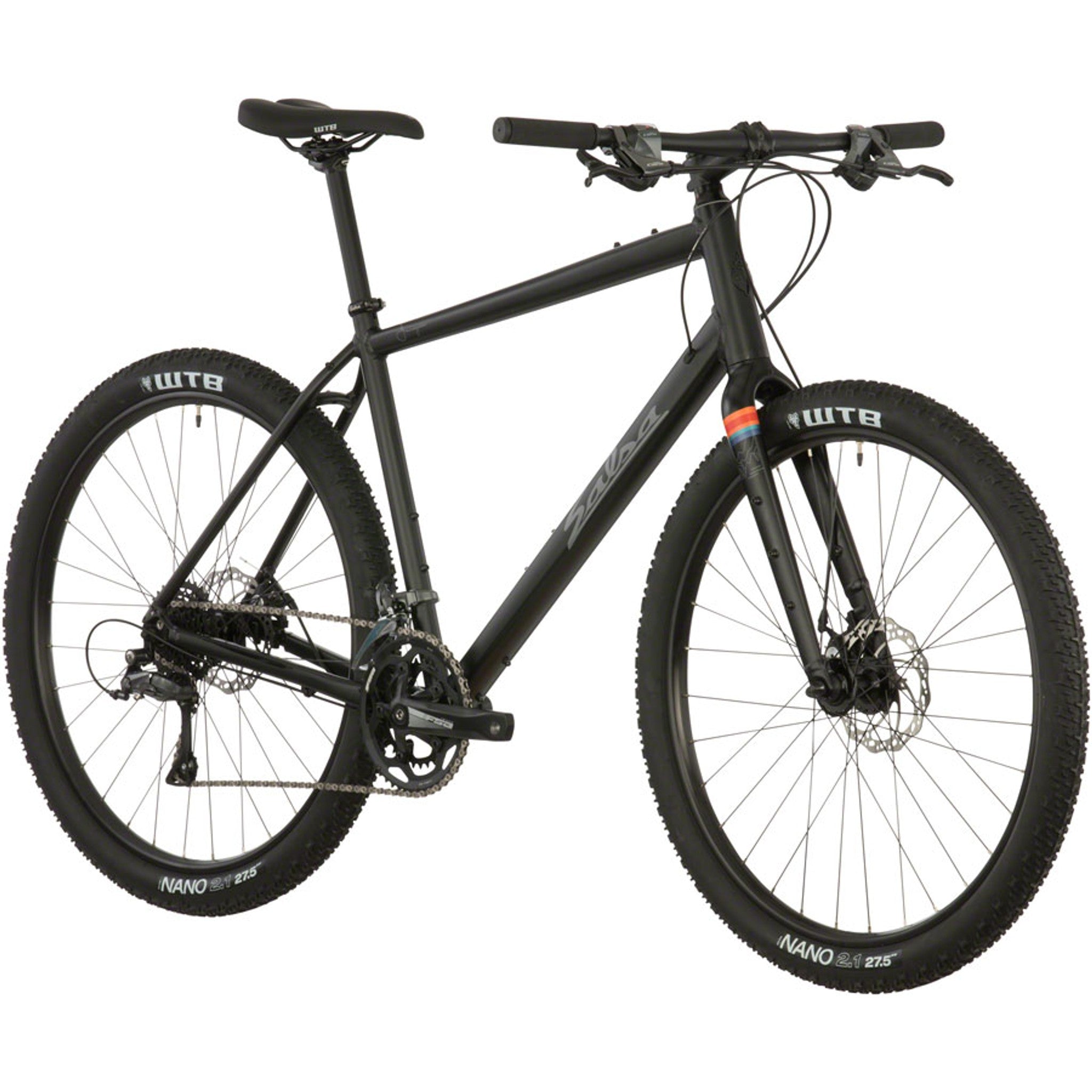 Salsa Journeyman Flat Bar Claris 650 Bike - 650b, Aluminum, Black, X-Small