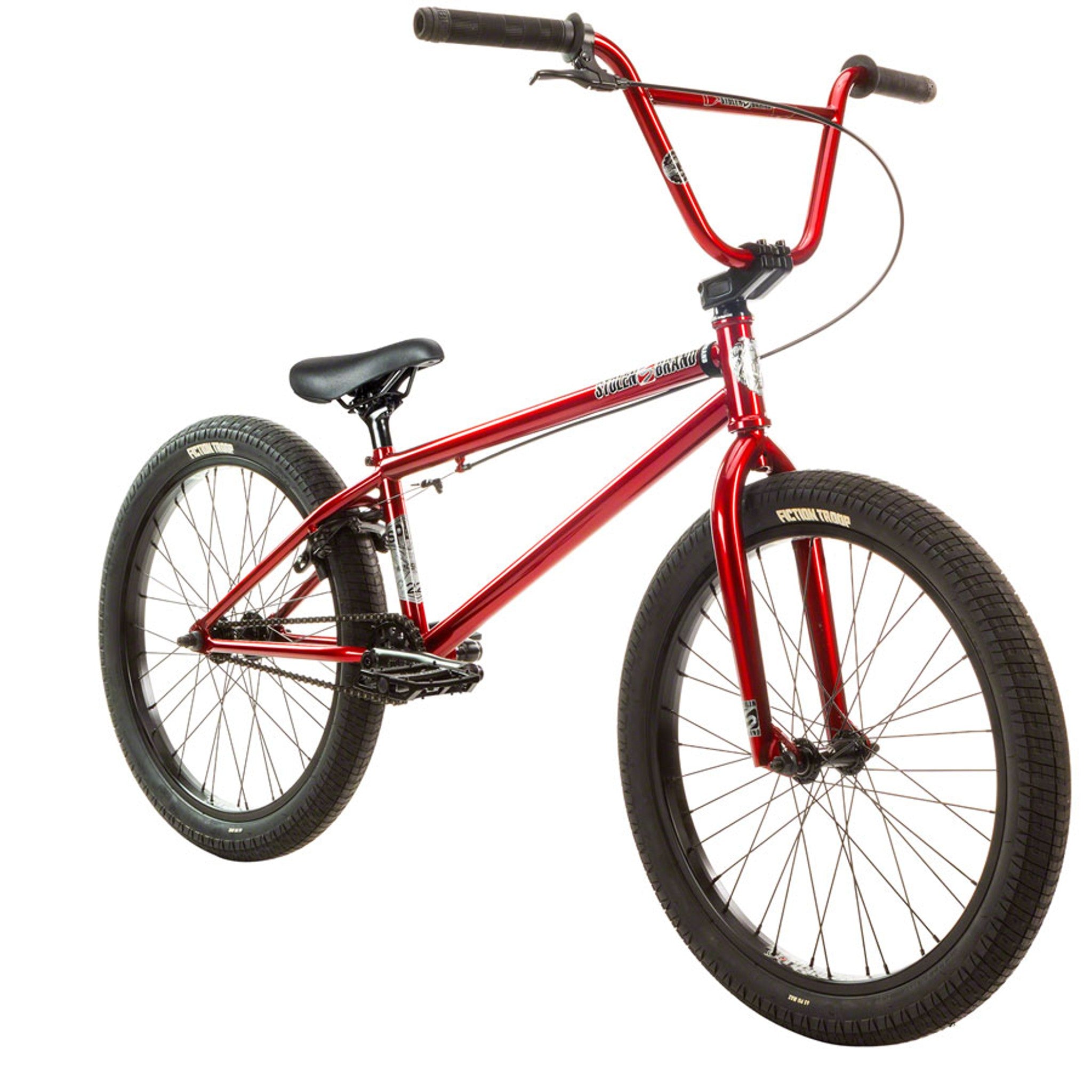 Spade 22" BMX Bike - 22.25" TT, Red