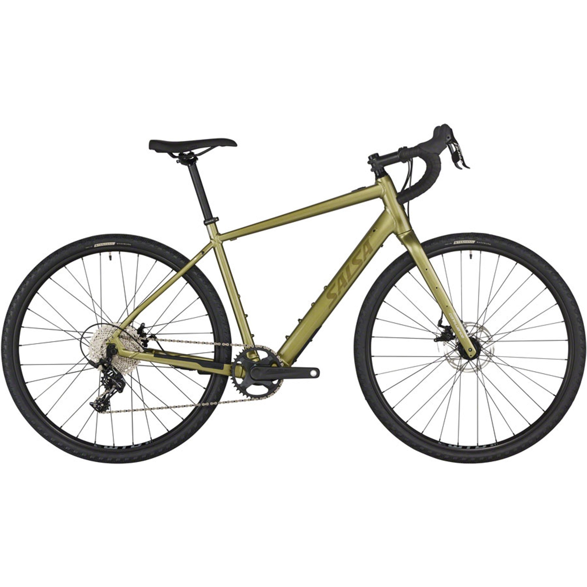Confluence Apex 1 Drop Bar Ebike - Avocado Green