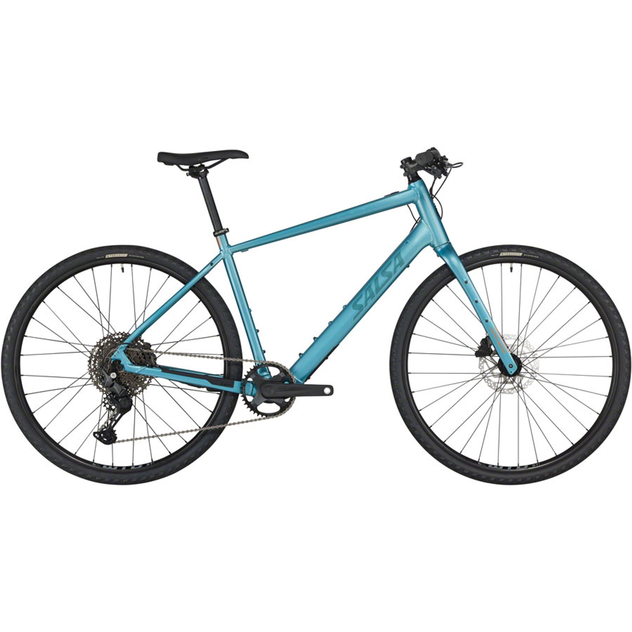 Confluence Cues 11 Flat Bar Ebike - Dark Cyan