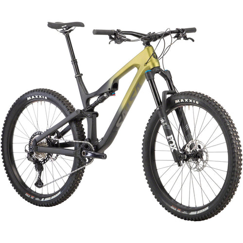 Rustler Carbon XT Bike - 27.5", Carbon, Green/Raw Fade, Small