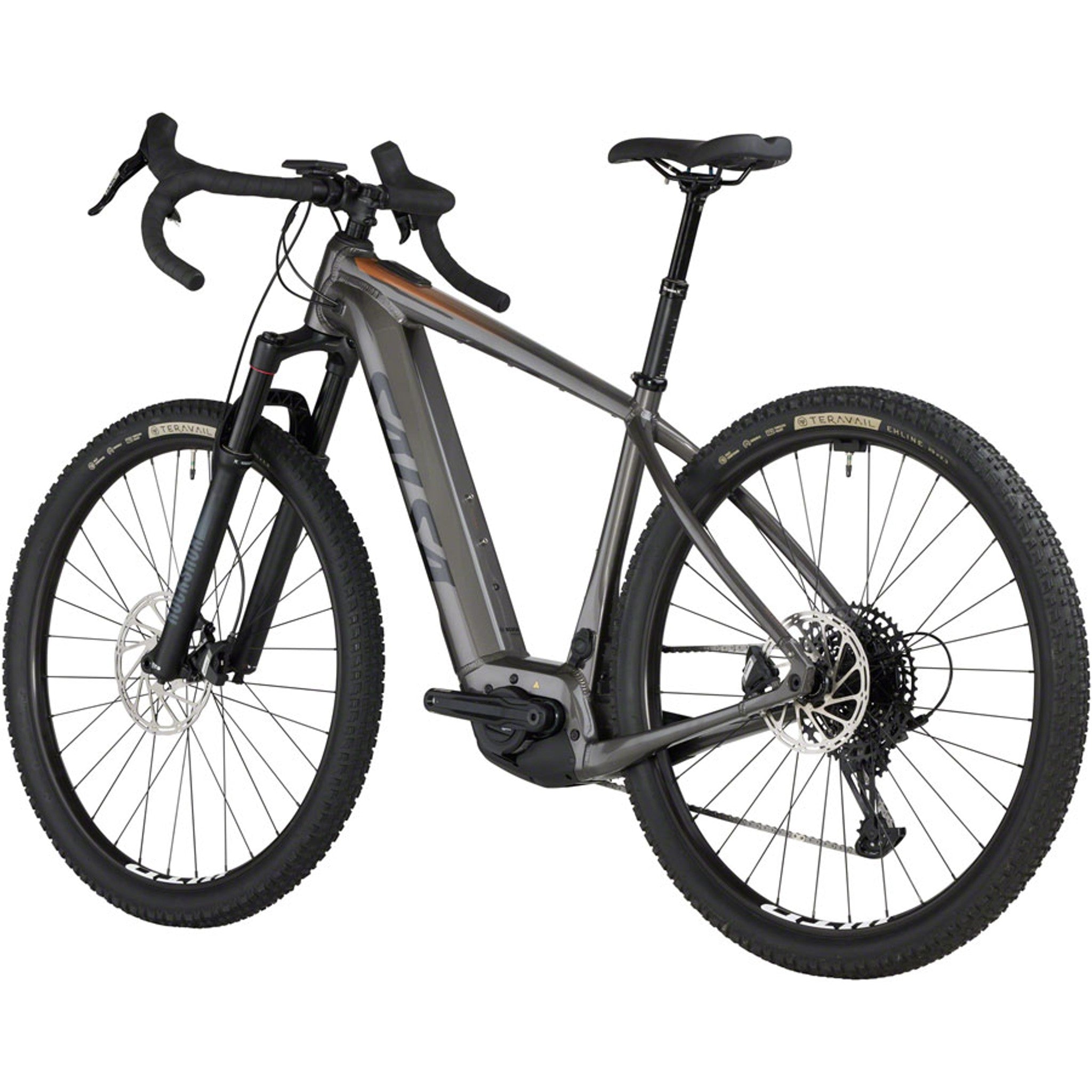 Tributary Apex 1 Front Suspension Ebike - Charcoal