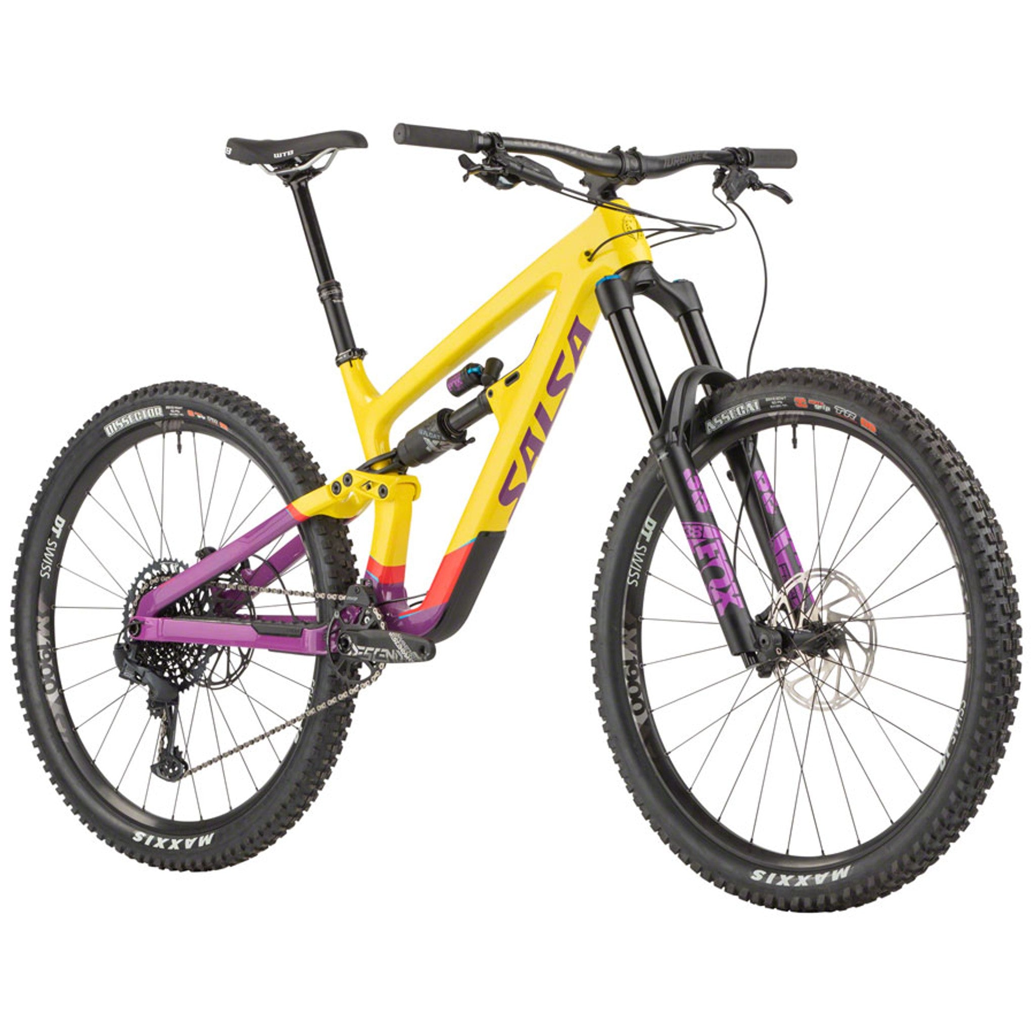 Cassidy Carbon GX Eagle Bike - Yellow/Purple
