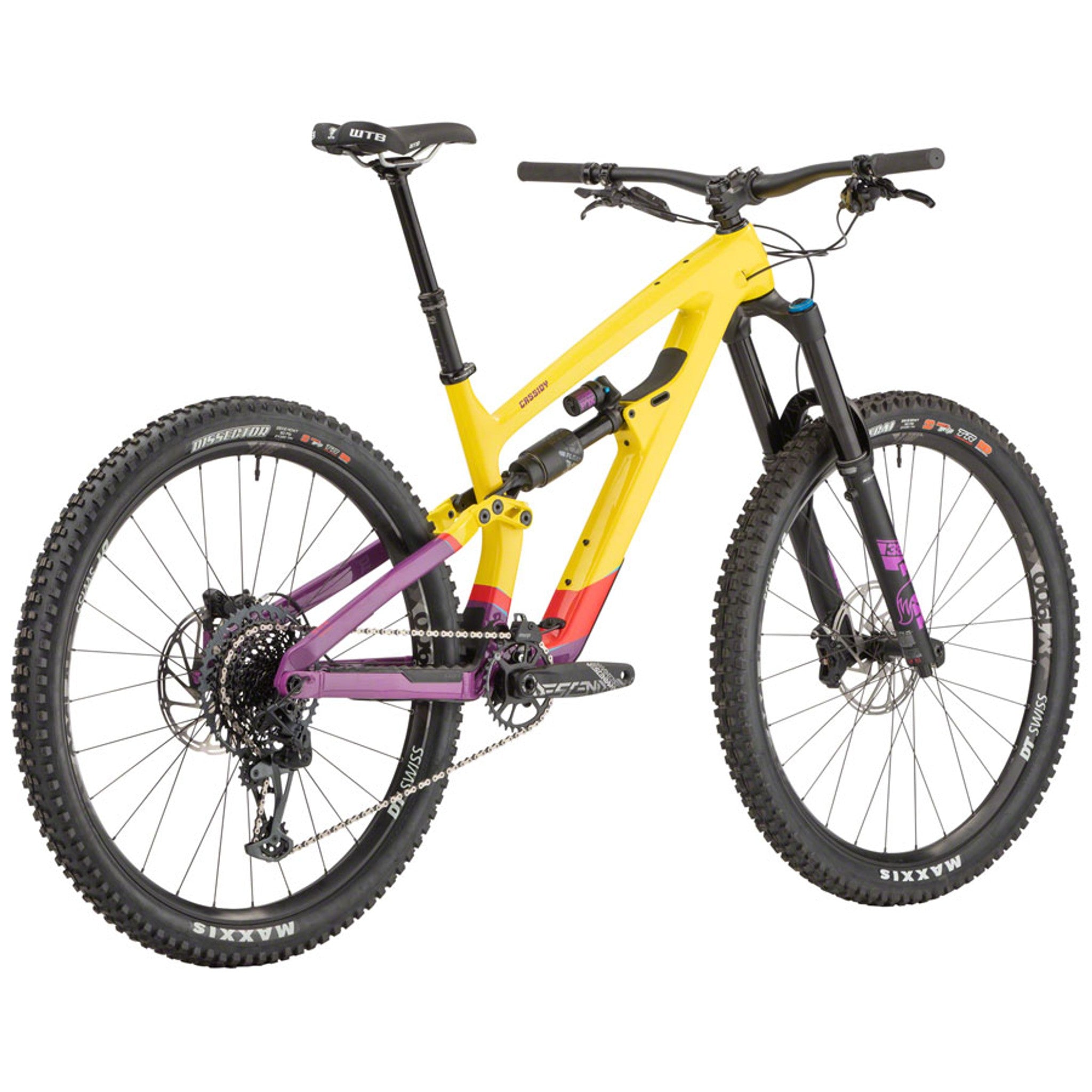 Cassidy Carbon GX Eagle Bike - Yellow/Purple