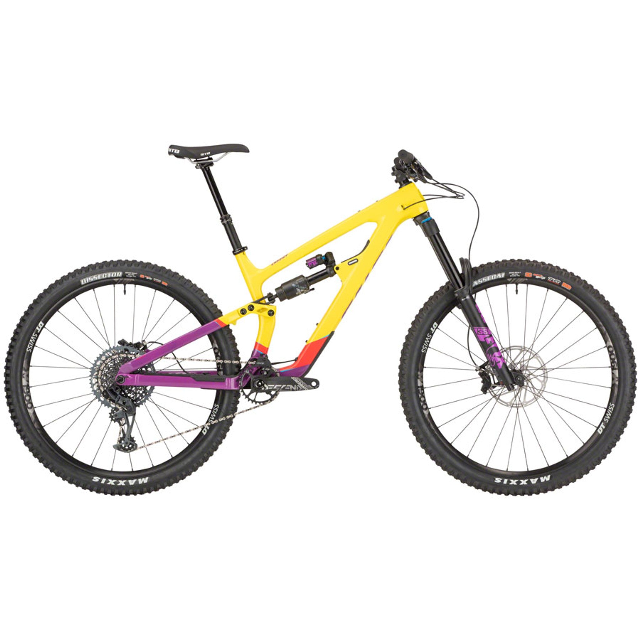 Cassidy Carbon GX Eagle Bike - Yellow/Purple
